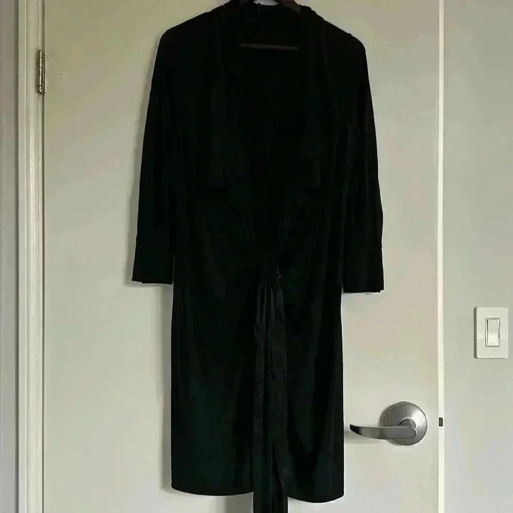 Vintage Theory Black Wrap Dress